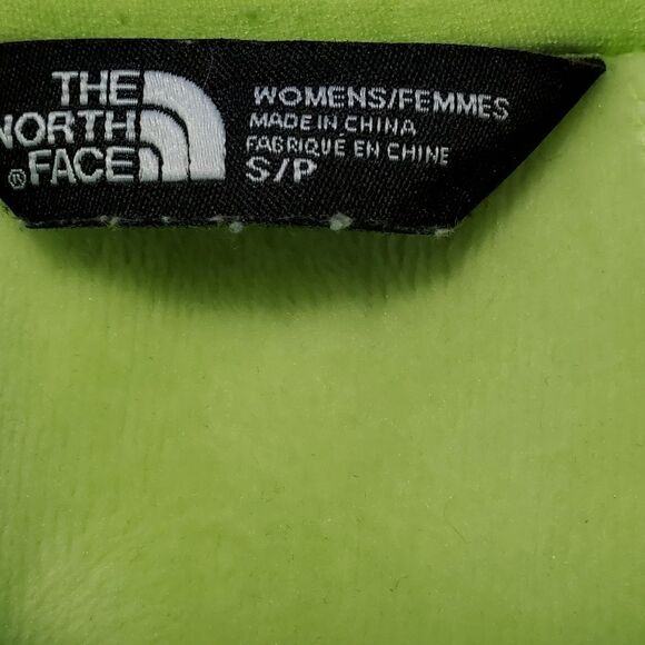 The North Face Lime Green Fleece Zip Up - Picture 4 of 7